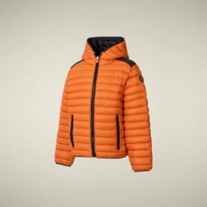 CHAQUETA ACOLCHADA FLIP COLOR NARANJA SAVE THE DUCK