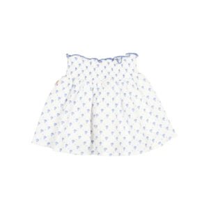 FALDA FLORECITAS AZUL BUHO