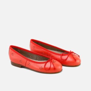 BAILARINAS CORDON TROQUELAS PIEL ALFA CINAMOON