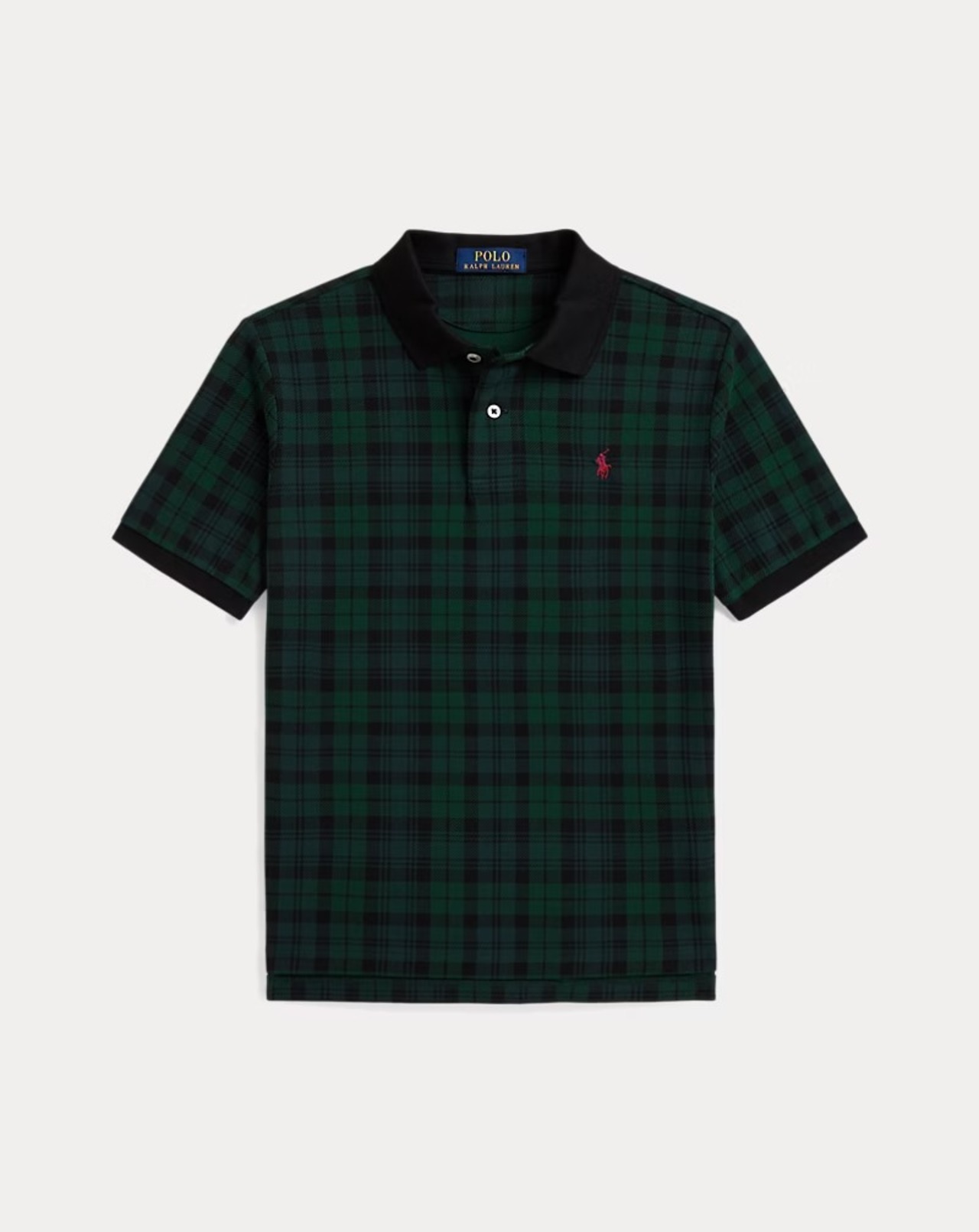 POLO PIQUE ALGODÓN CON CUADROS RALPH LAUREN