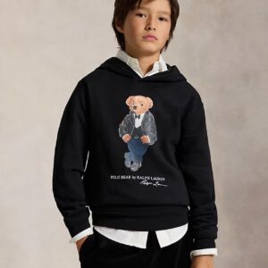 SUDADERA FELPA POLO BEAR NEGRO RALPH LAUREN