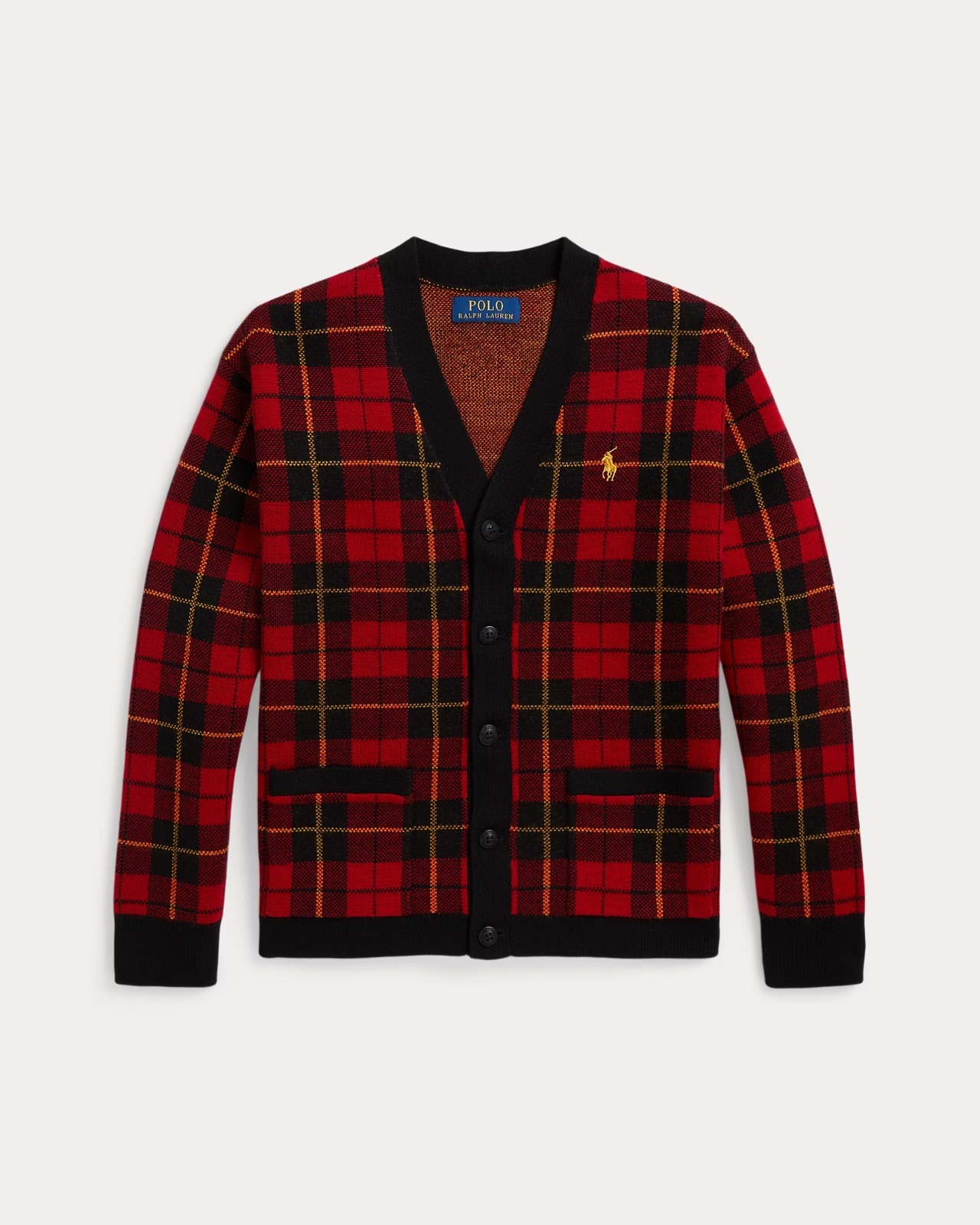 CÁRDIGAN LANA CUELLO PICO RALPH LAUREN - Imagen 2