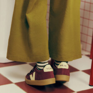 ZAPATILLA SMALL ESPLAR SUEDE AMARANTE SUN VEJA